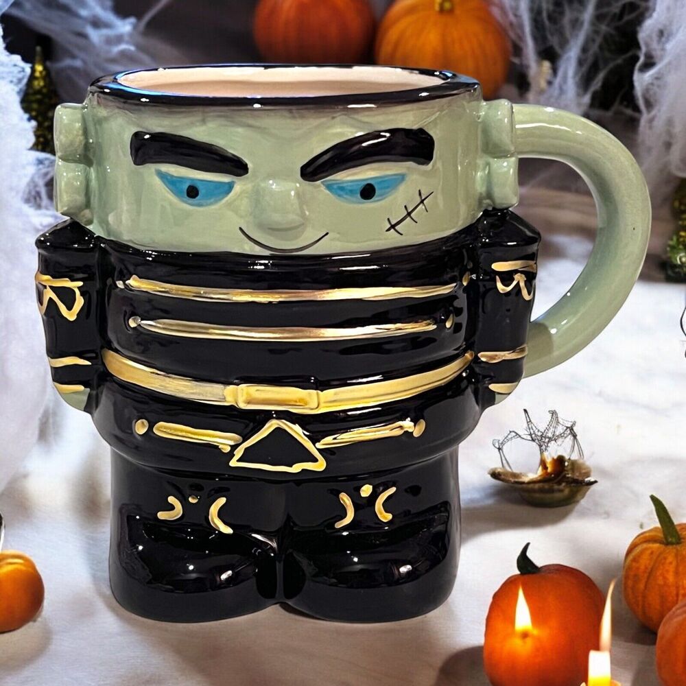 Transpac Ceramic 18oz Frankenstein Nutcracker Coffee Mug